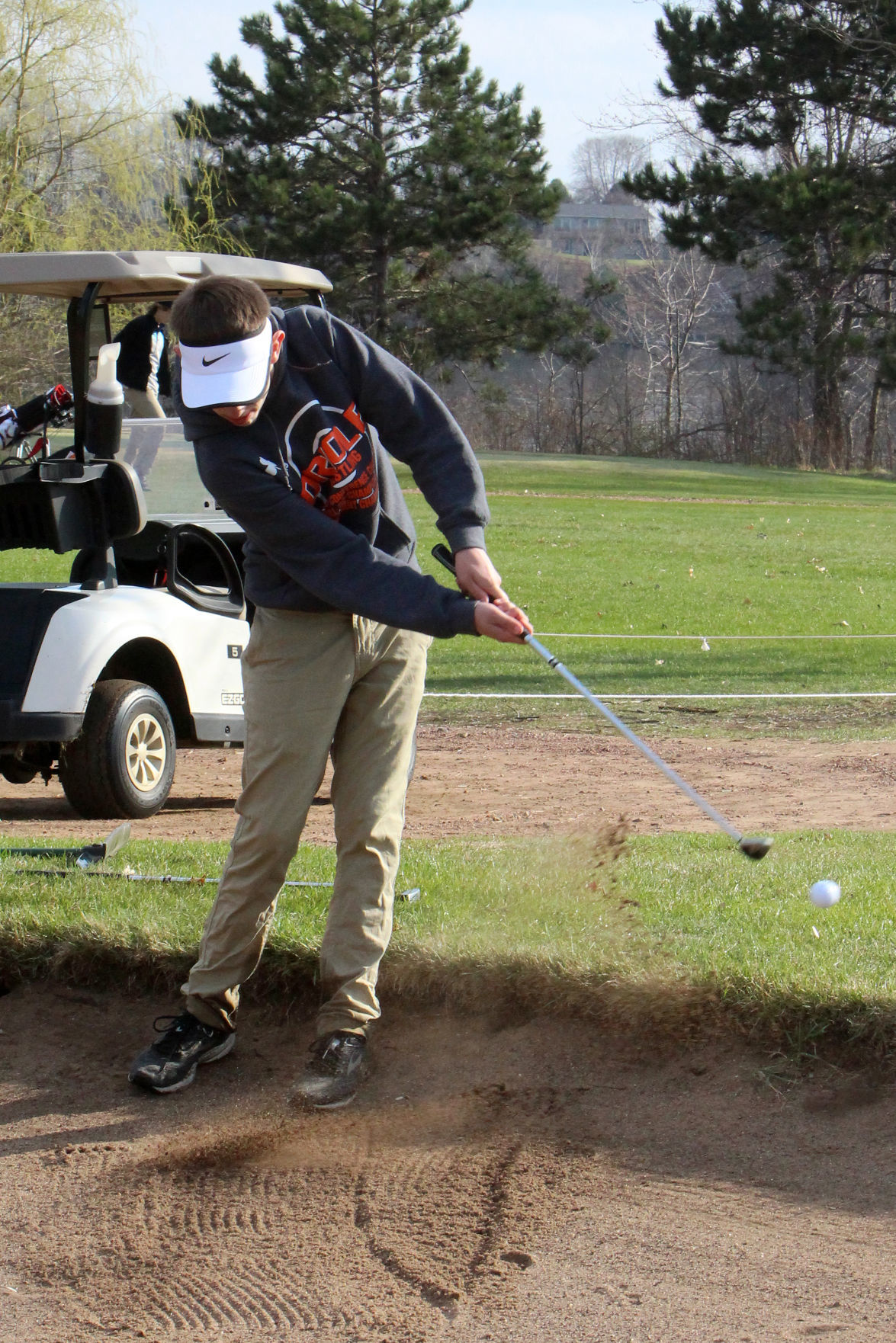 Cloverbelt-Dairyland boys golf invite at Lake Wissota golf 4-29-19